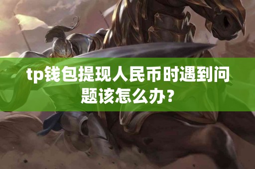 tp钱包提现人民币时遇到问题该怎么办？