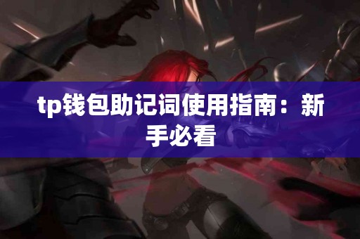 tp钱包助记词使用指南：新手必看