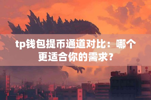 tp钱包提币通道对比：哪个更适合你的需求？