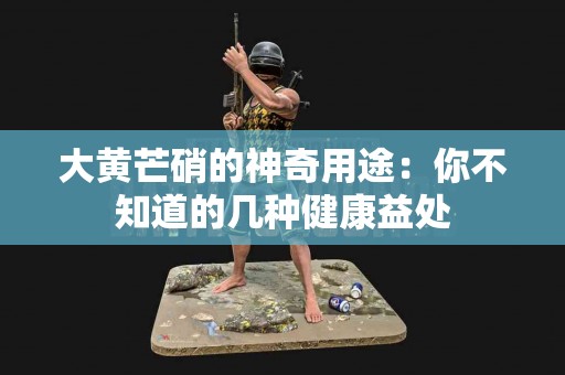 大黄芒硝的神奇用途：你不知道的几种健康益处