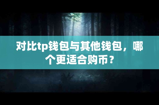 对比tp钱包与其他钱包，哪个更适合购币？