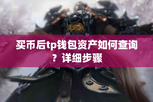买币后tp钱包资产如何查询？详细步骤