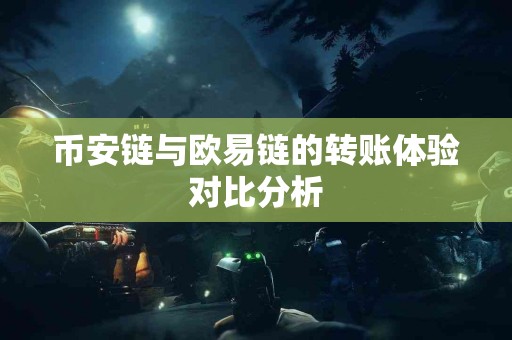 币安链与欧易链的转账体验对比分析