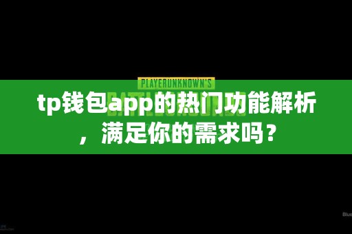 tp钱包app的热门功能解析，满足你的需求吗？