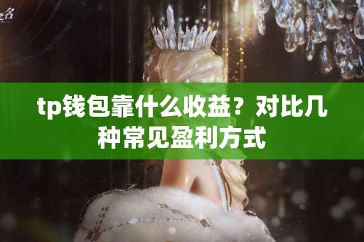 tp钱包靠什么收益？对比几种常见盈利方式