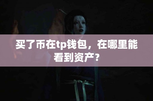 买了币在tp钱包，在哪里能看到资产？