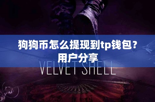 狗狗币怎么提现到tp钱包？用户分享