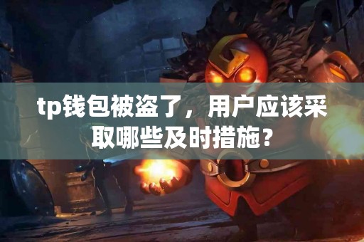 tp钱包被盗了，用户应该采取哪些及时措施？