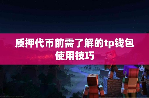 质押代币前需了解的tp钱包使用技巧