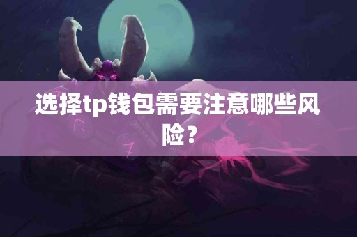 选择tp钱包需要注意哪些风险？