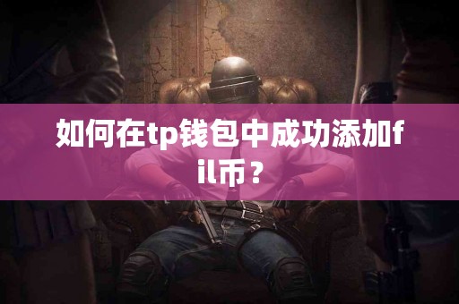 如何在tp钱包中成功添加fil币？