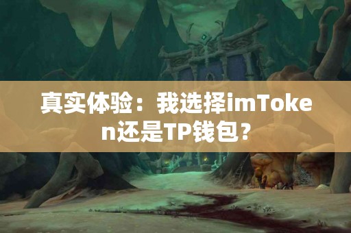 真实体验：我选择imToken还是TP钱包？